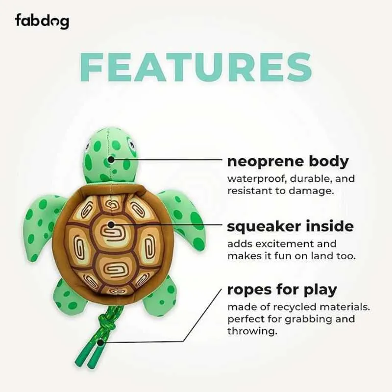 Turtle Floatie Dog Toy
