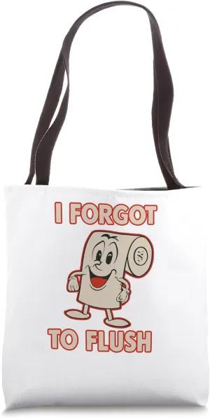 Unique Toilet Paper Roll - Quirky Bathroom Apparel Tote Bag