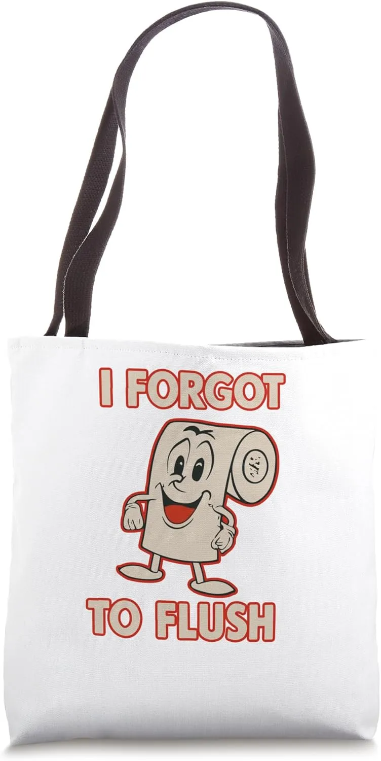 Unique Toilet Paper Roll - Quirky Bathroom Apparel Tote Bag