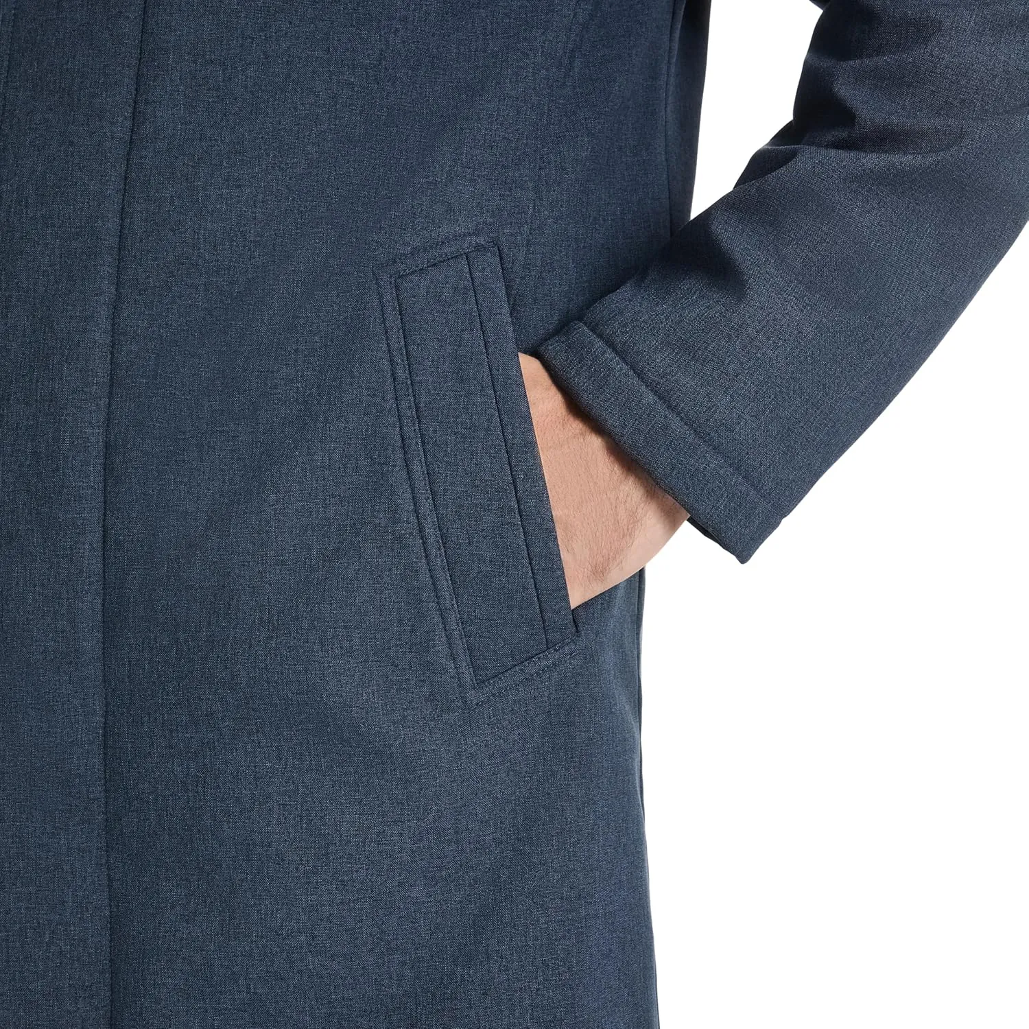 Van Heusen Men's Van Heusen Tedford Overcoat with Stand Collar