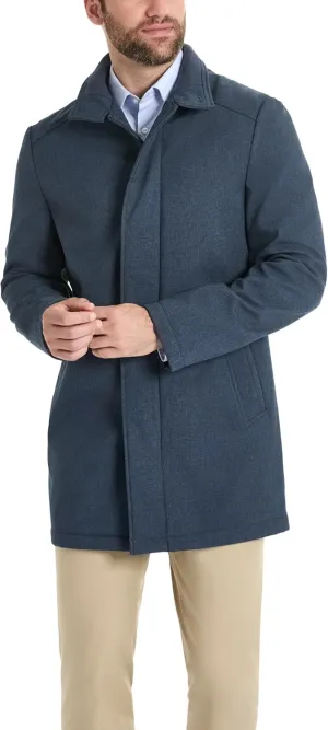 Van Heusen Men's Van Heusen Tedford Overcoat with Stand Collar