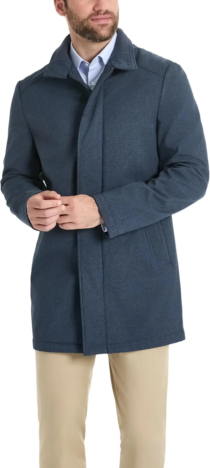 Van Heusen Men's Van Heusen Tedford Overcoat with Stand Collar