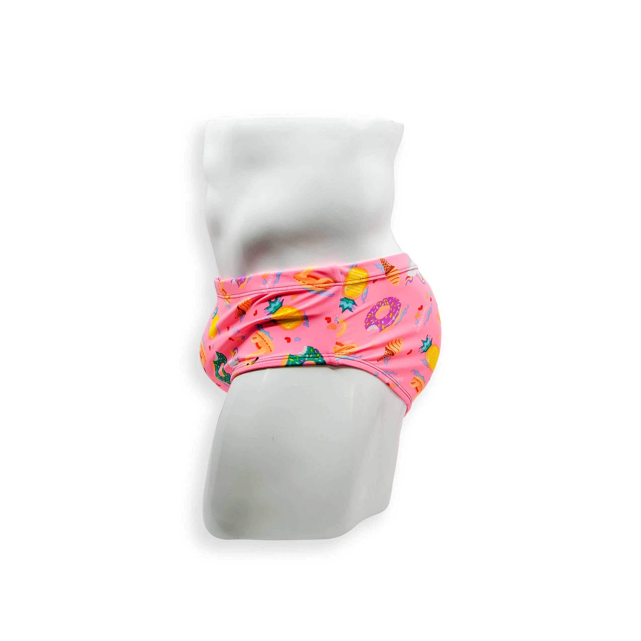 Vintage Cut Swim Brief - Pool Party