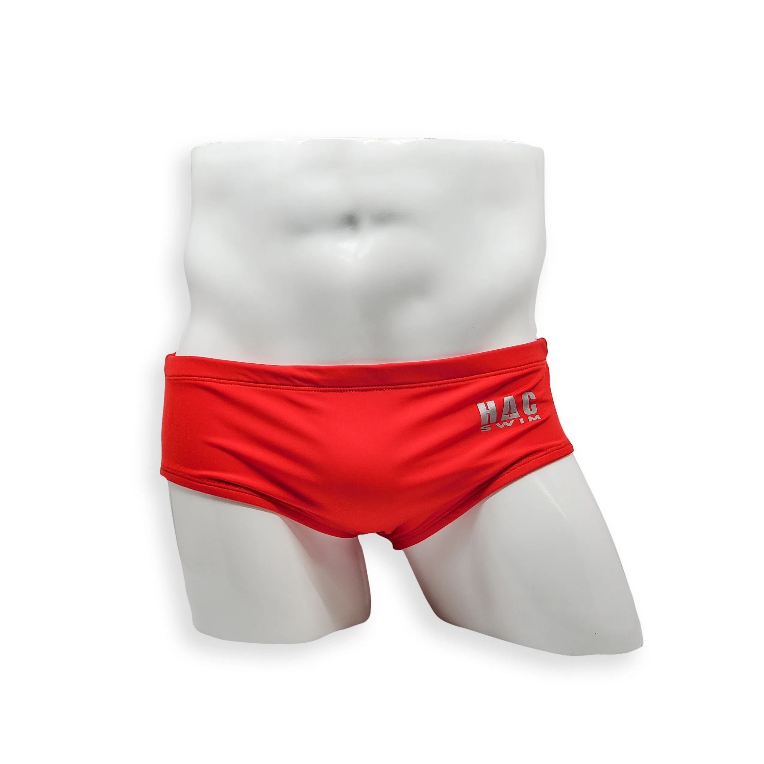 Vintage Cut Swim Brief - Red