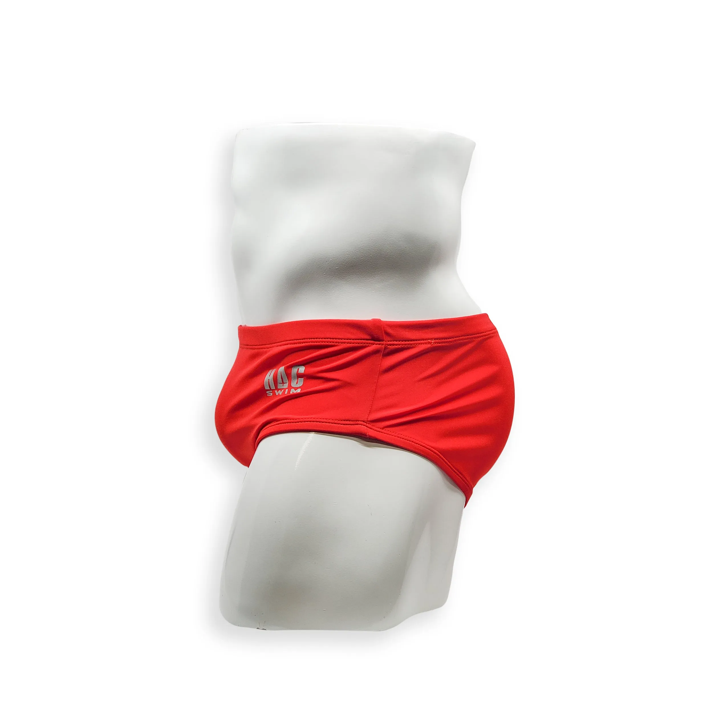 Vintage Cut Swim Brief - Red