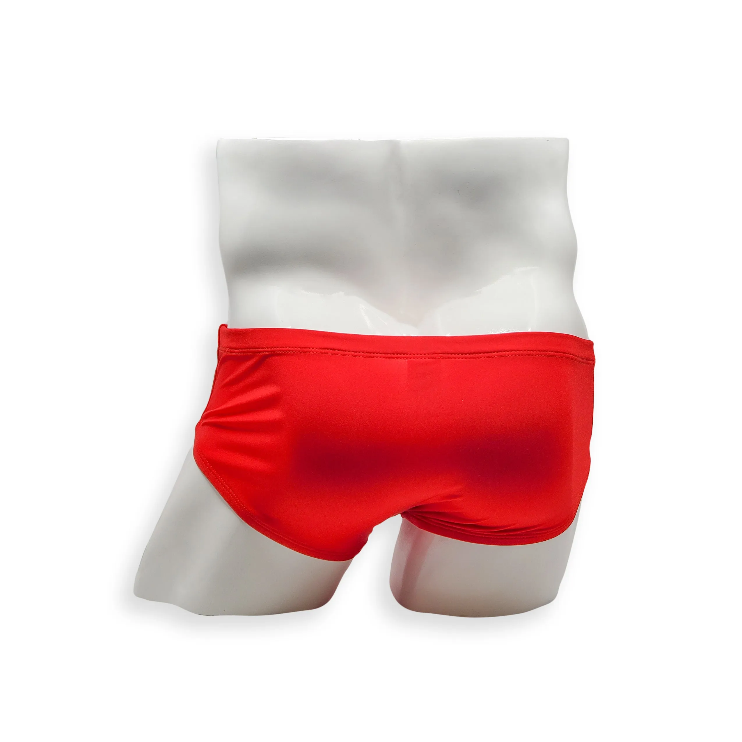 Vintage Cut Swim Brief - Red