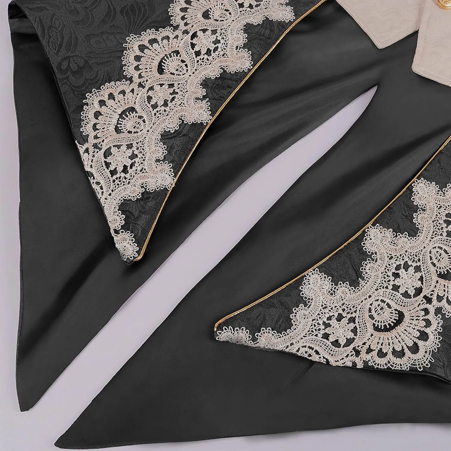 Vintage Men's Tailcoat Gothic Tailcoat Long Jacket Steampunk Victorian Coat Stylish Tailcoat Elegant Tuxedo