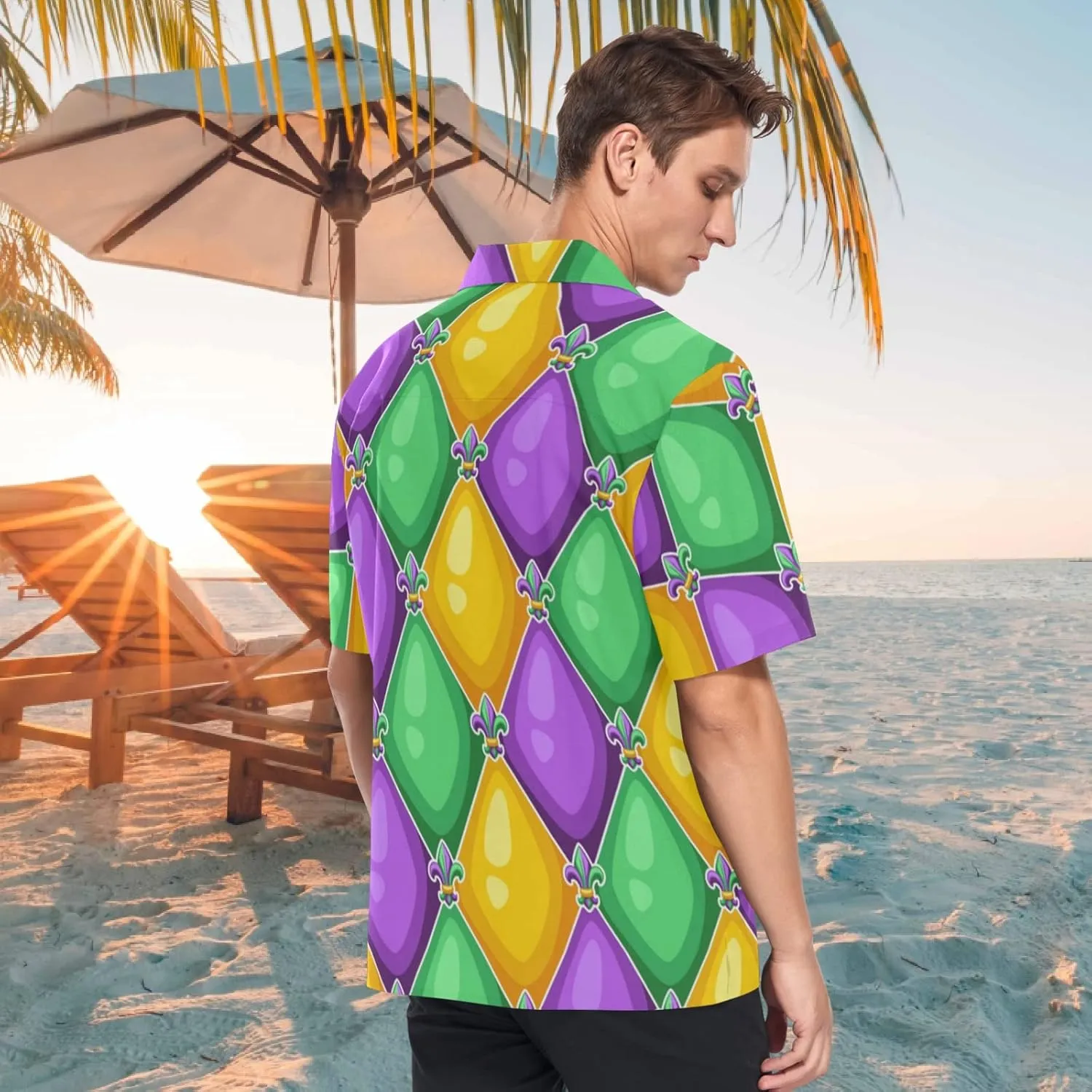 visesunny Hawaiian Shirts for Men Short Sleeve Aloha Beach Shirt Floral Summer Casual Button Down Shirts