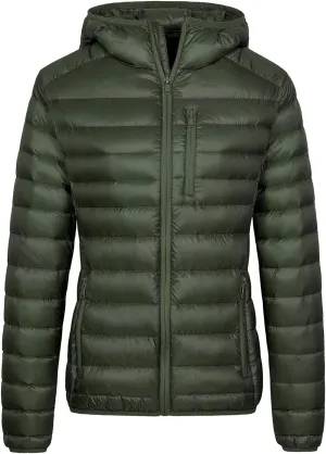 Wantdo Women's Packable Down Jacket Lightweight Puffer Jacket Hooded Winter Coat