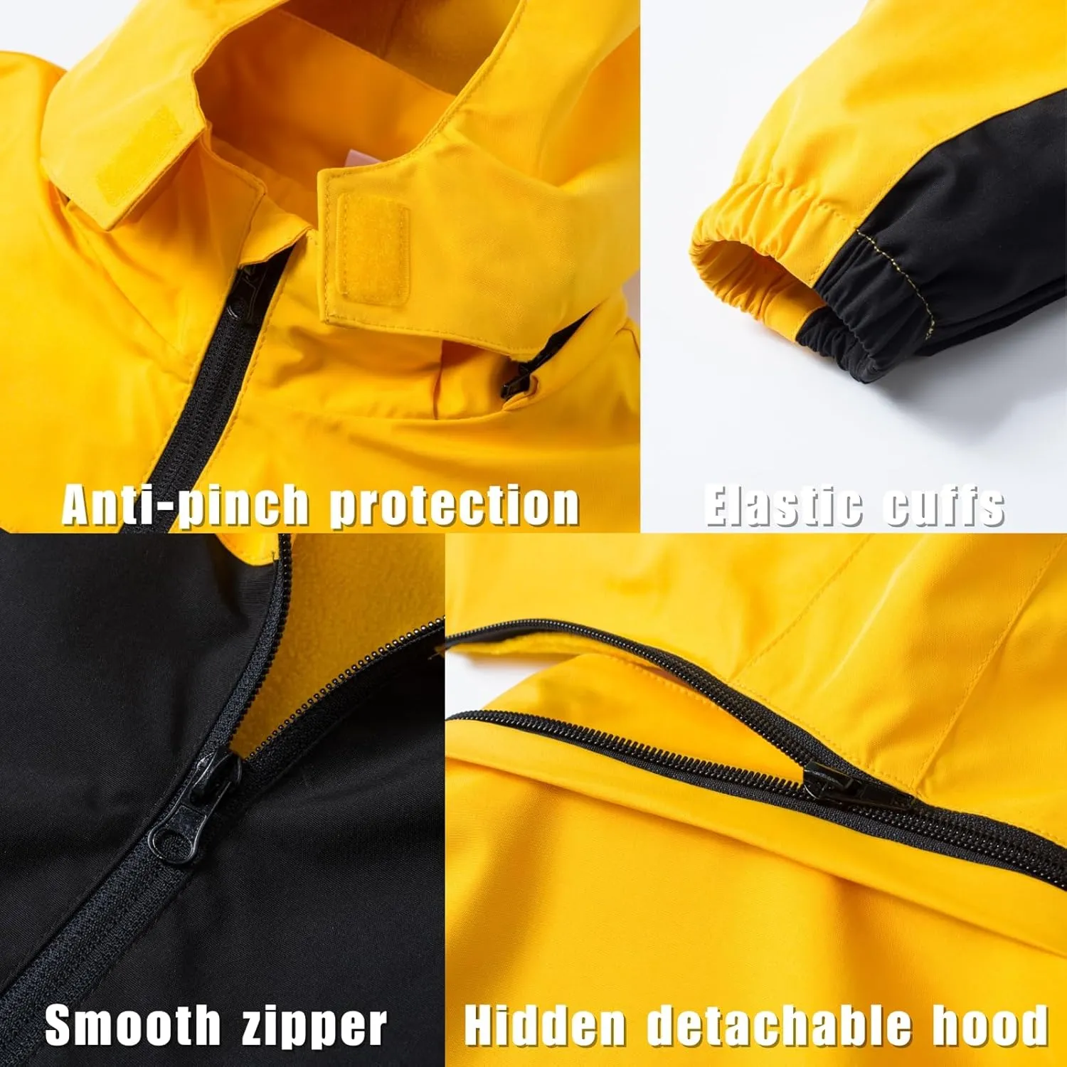Waterproof Kids Rain Jackets With Hood,Lightweight Toddler Raincoat For Boys GirlsKids Clothes Windbreaker Jacket