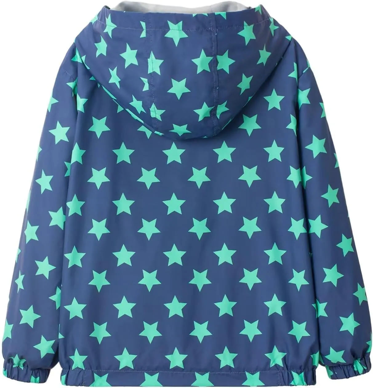 WELAKEN Lightweight Jacket for Boys Kids & Toddler II Girls' Print Water-resistant Jacket