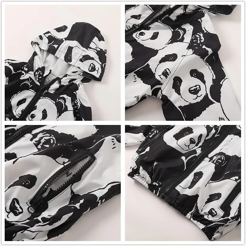 WELAKEN Lightweight Jacket for Boys Kids & Toddler II Girls' Print Water-resistant Jacket