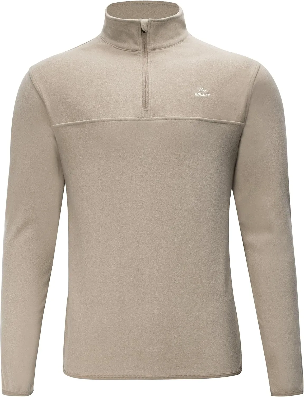 Willit Men's Fleece Pullover Winter Shirts Long Sleeve Quarter Zip Cold Weather Golf Hiking Casual Warm Shirts