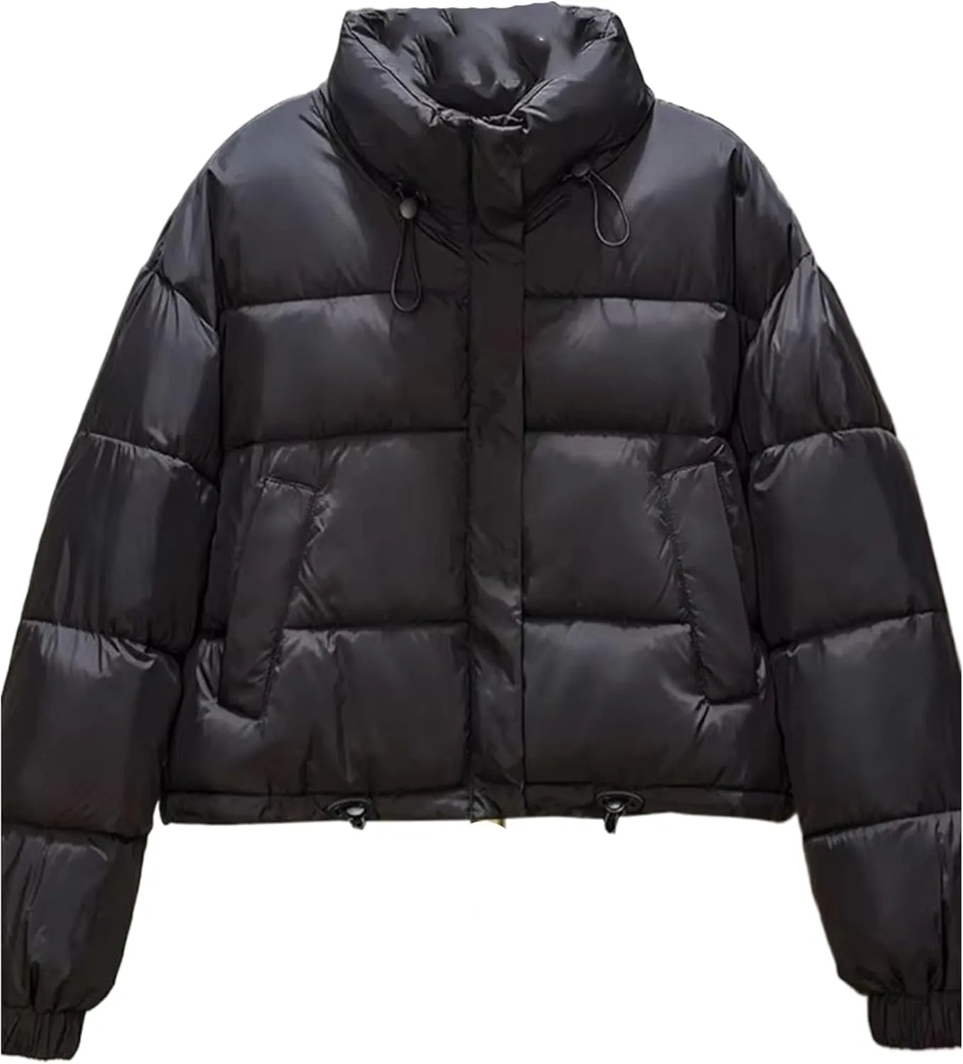 Winter Jacket Women Short Parkas Hooded Loose Coat Parkas Cotton Padded Women