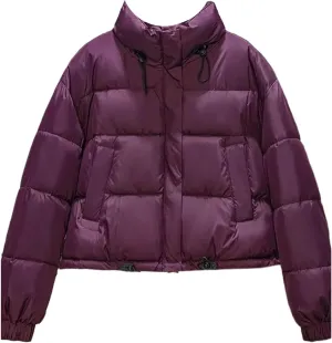 Winter Jacket Women Short Parkas Hooded Loose Coat Parkas Cotton Padded Women