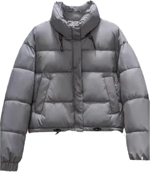 Winter Jacket Women Short Parkas Hooded Loose Coat Parkas Cotton Padded Women