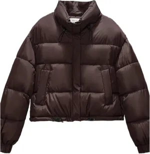 Winter Jacket Women Short Parkas Hooded Loose Coat Parkas Cotton Padded Women