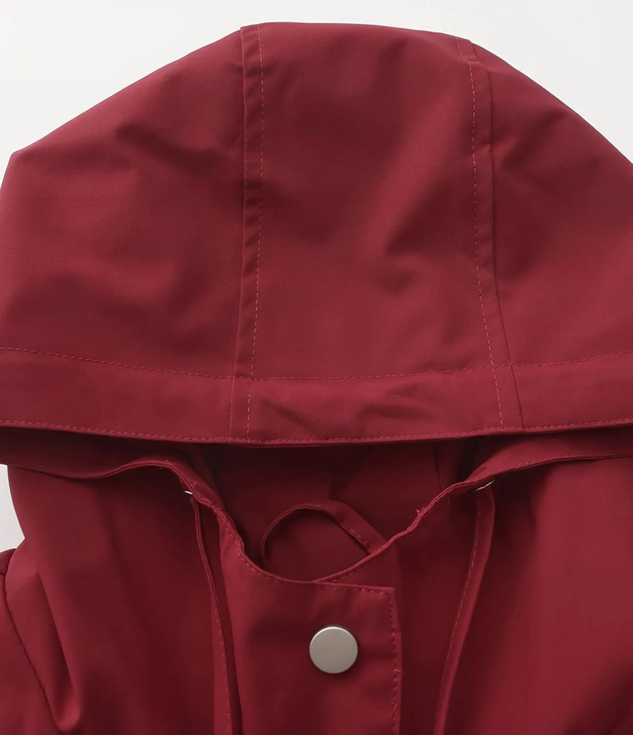 Women's Lightweight Anorak Utility Jacket Button Down Spring Waterproof Coat Fall Casual Hoodies